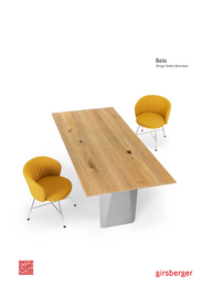 Productblad tafel Bela