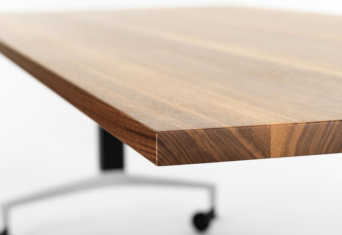 Plateau en bois massif de Table rabattable Alteo