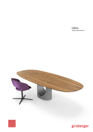 Product specification sheet table Udina