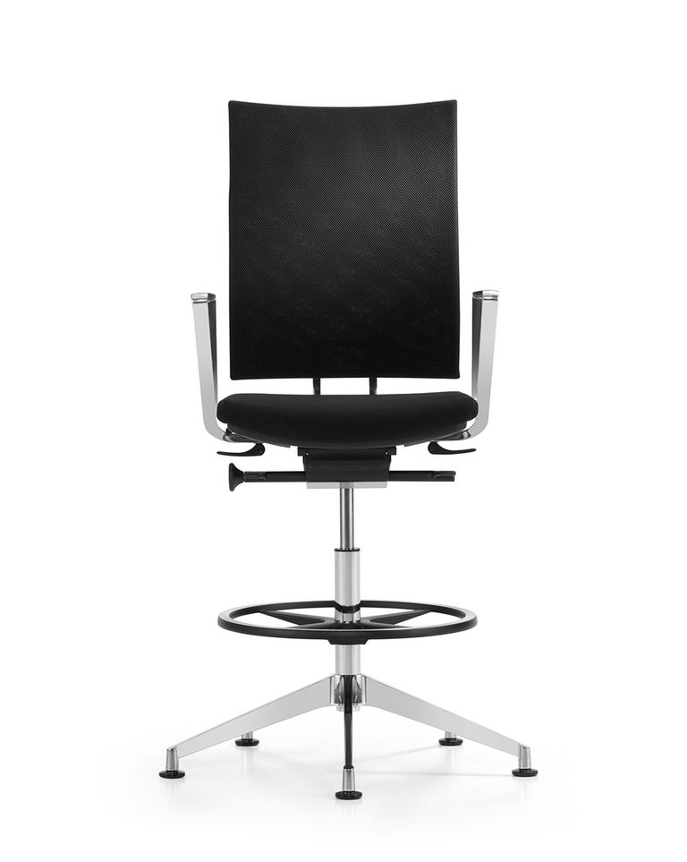 Hochstuhl Diagon Bürostuhl mit Fussring