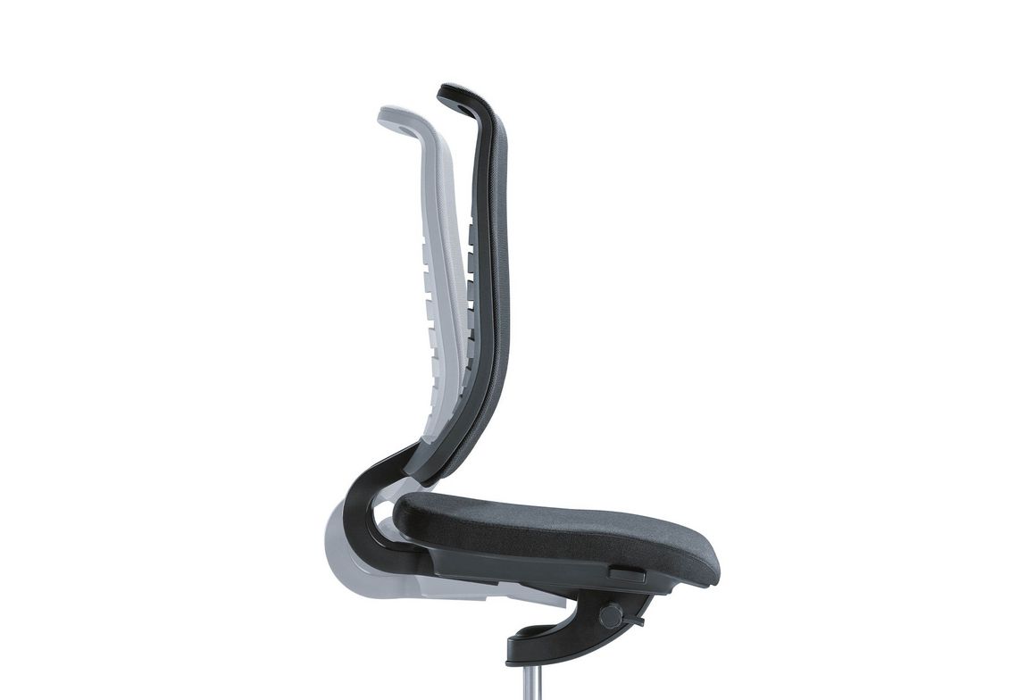 Bürostuhl Reflex Neigung des Sitzes -4°