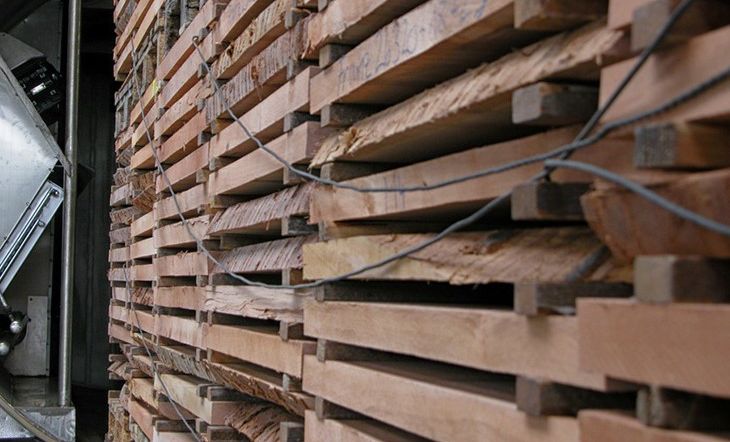 Our solid wood Stacked wooden boards