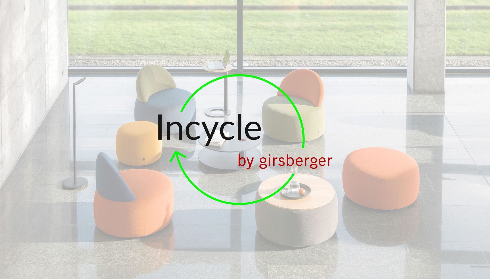 Pouf-Programm Incycle: Materialien im Kreislauf
