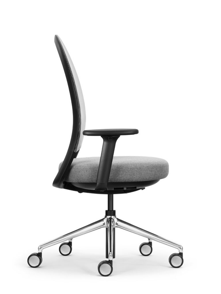 Bürostuhl Marva Net Seitenansicht