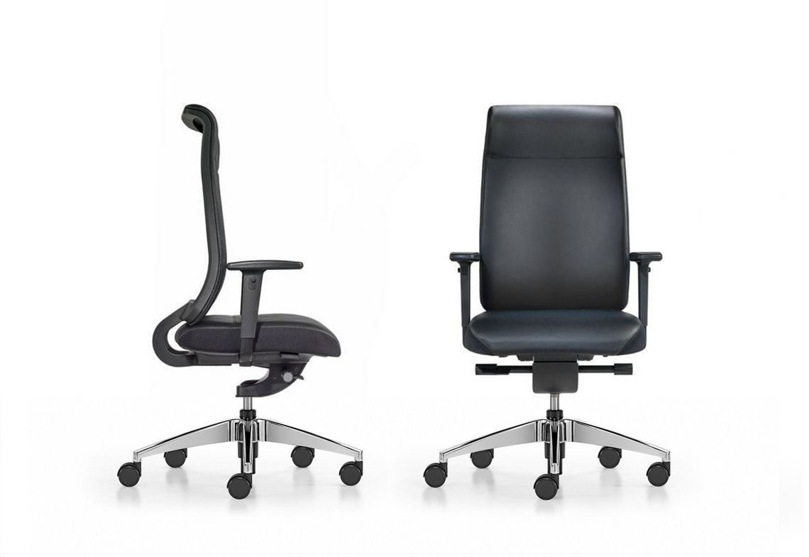 Bürostuhl Reflex in Leder
