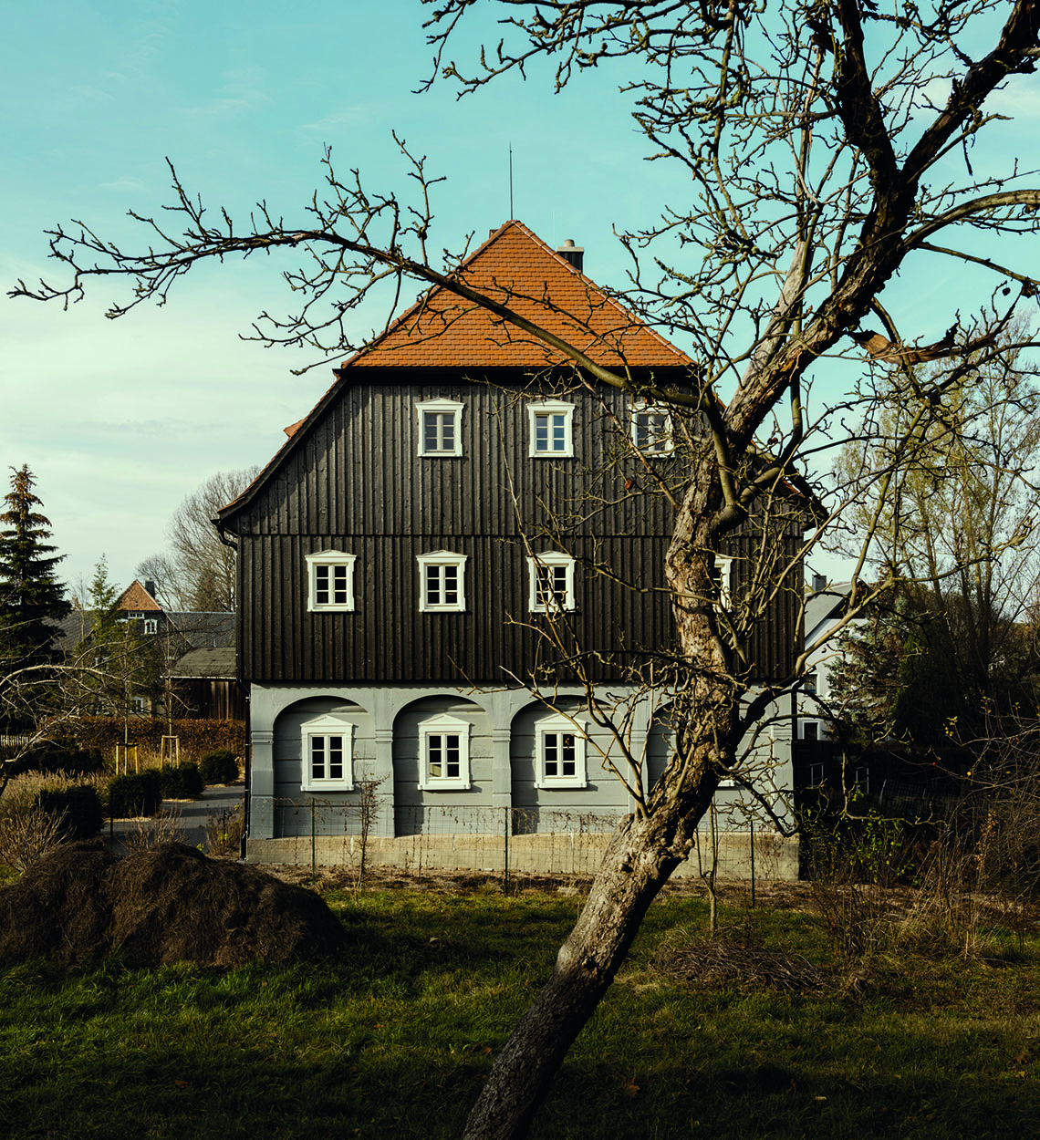 Maison des facteurs, vue de l'extérieur