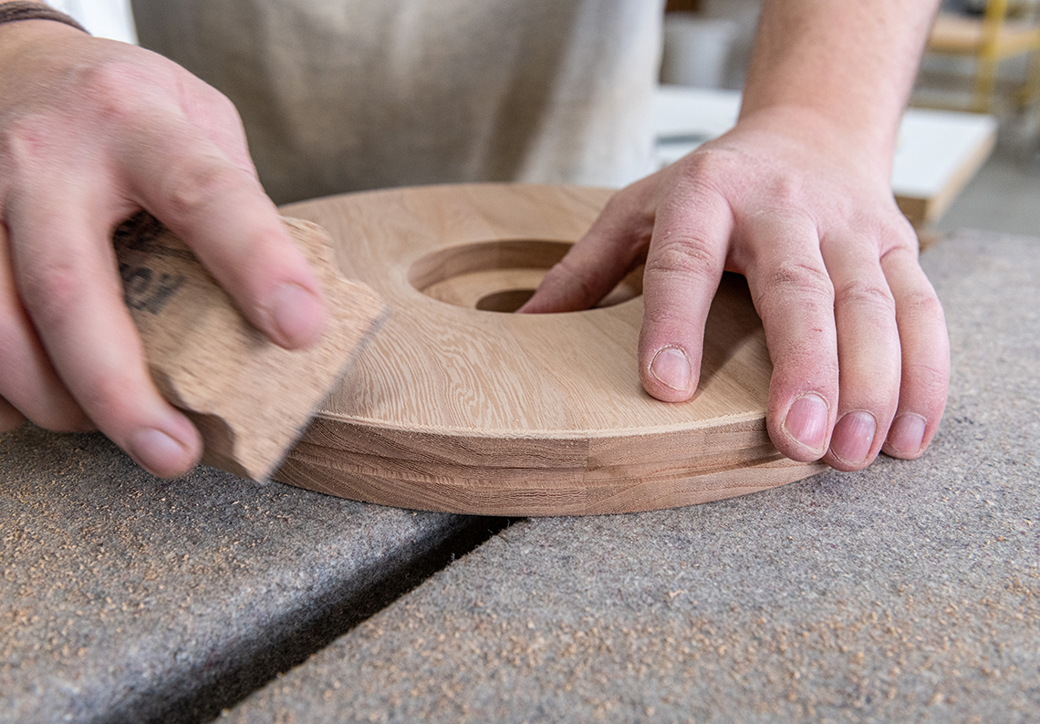 Upcycling Schritt 4: Produktion in unseren Manufakturen