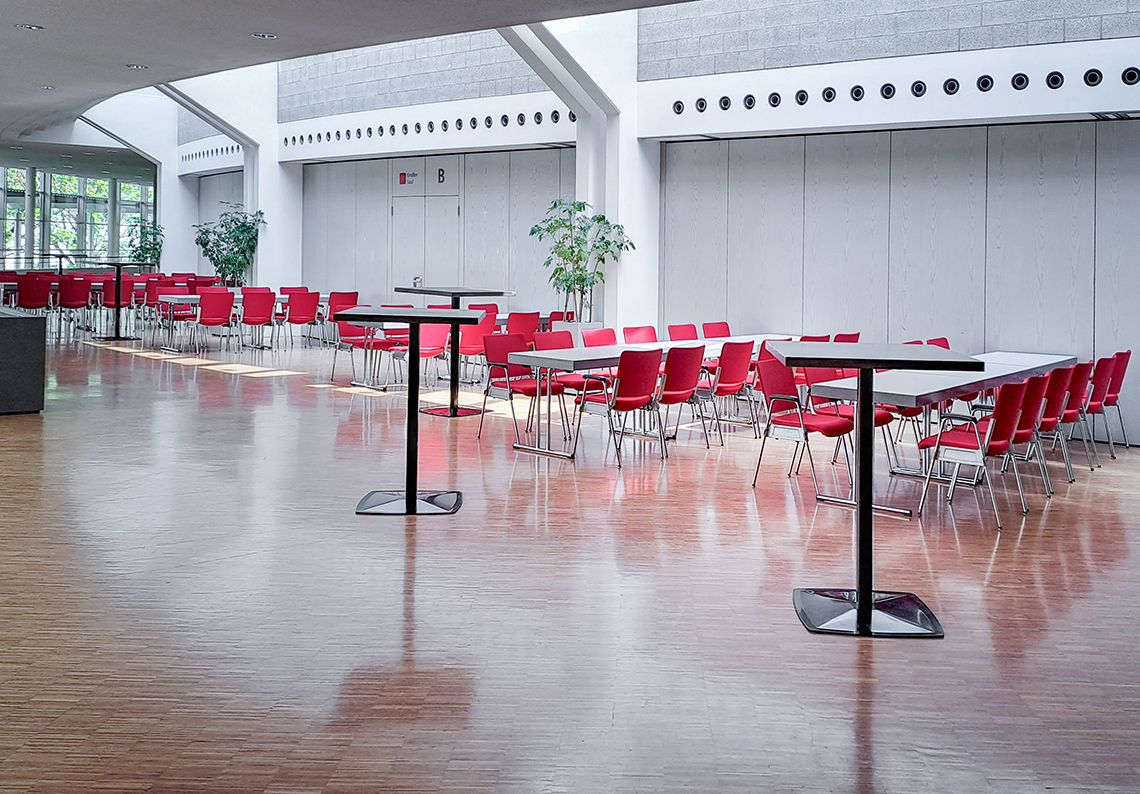 FILharmonie, Filderstadt, Allemagne Centre de culture et de congrès: chaises révisées