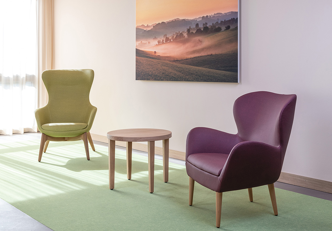 Haslibrunnen - Centre de compétences pour personnes âgées Ameublement avec du mobilier spécifique